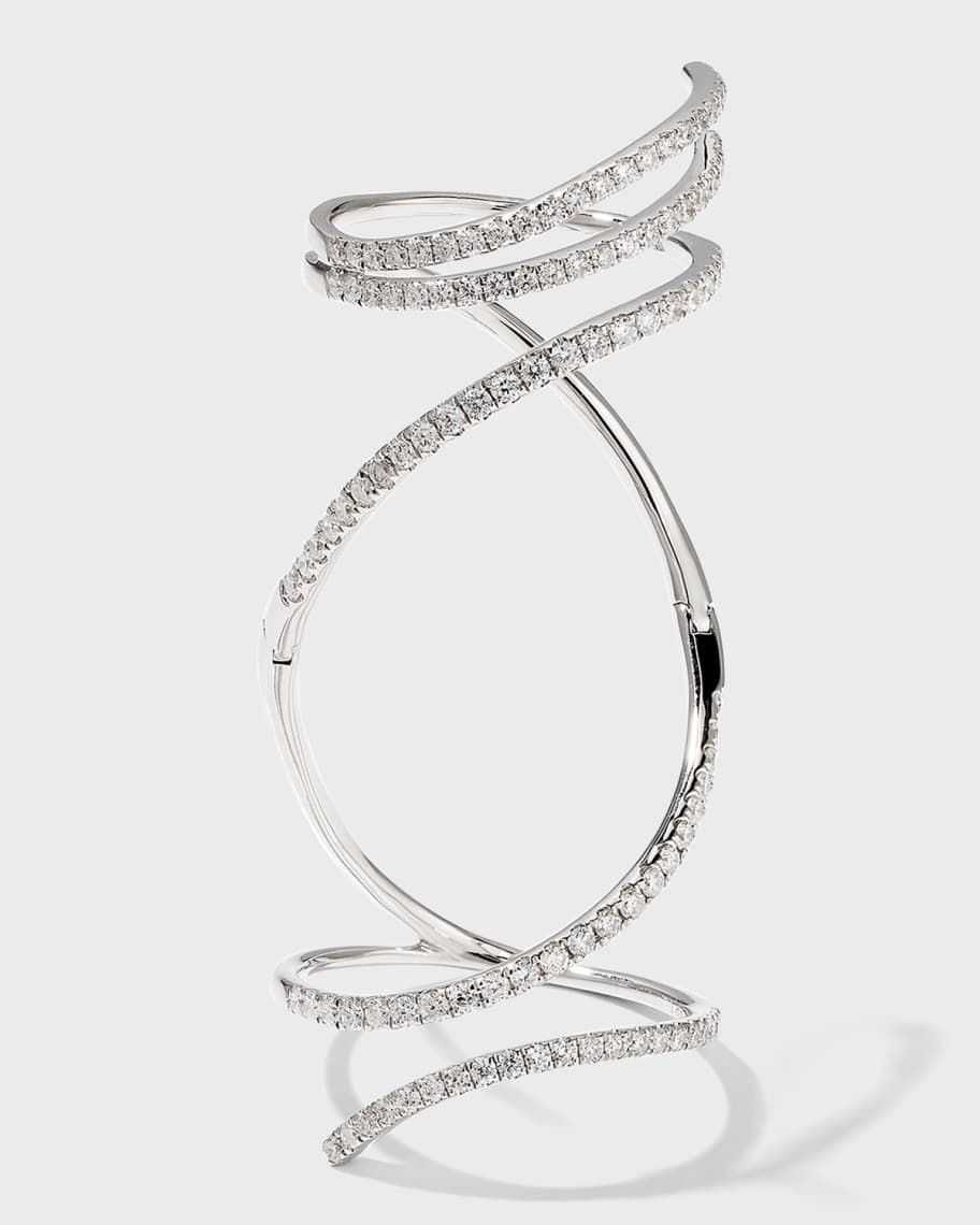 Graziela Gems Mega Swirl Ring in White | Neiman Marcus