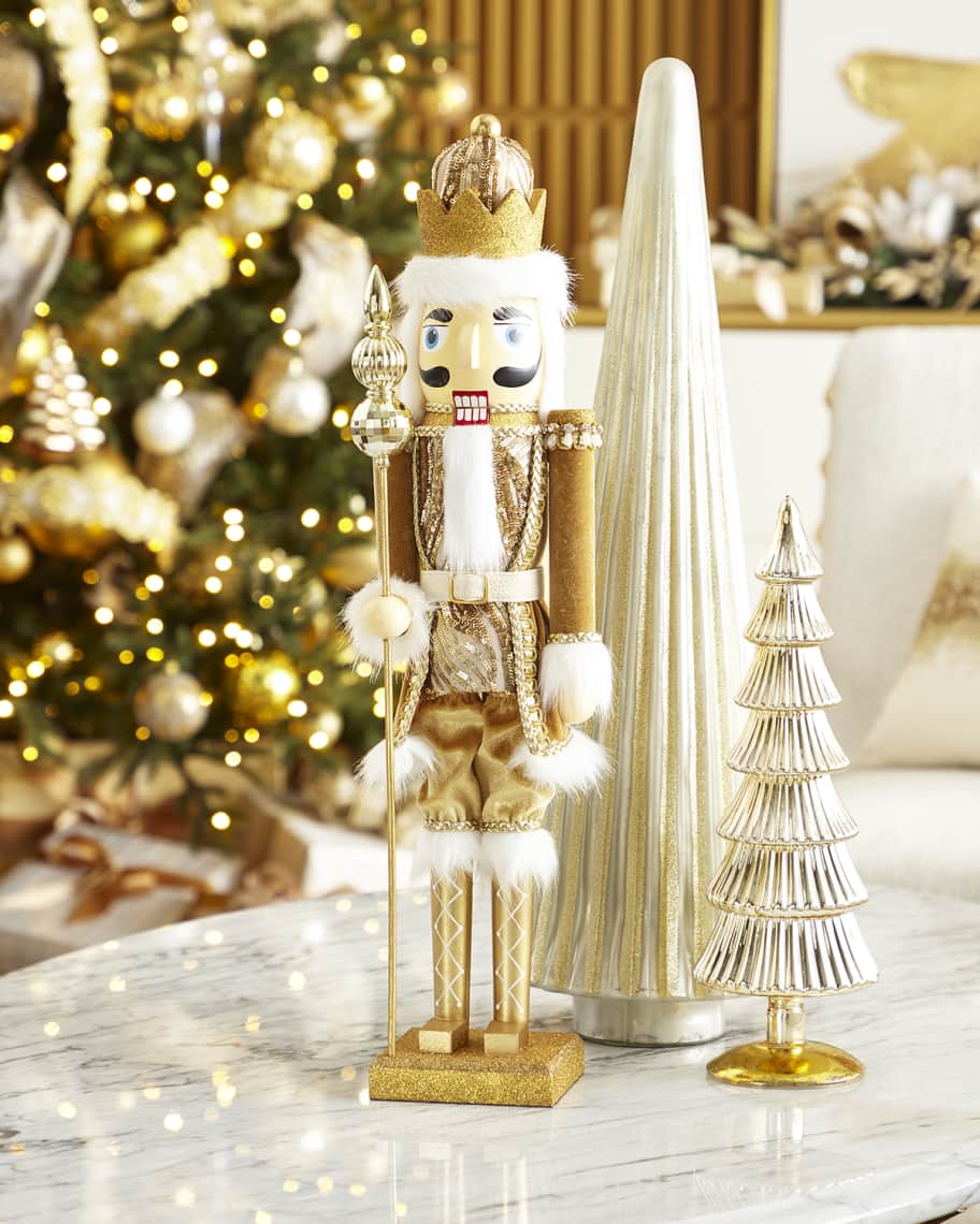 Gold christmas nutcracker 2025