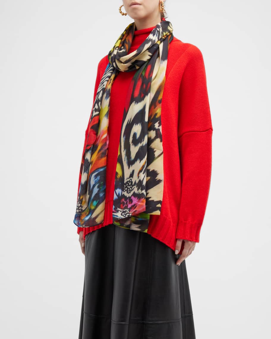 Butterfly Printed Scarf