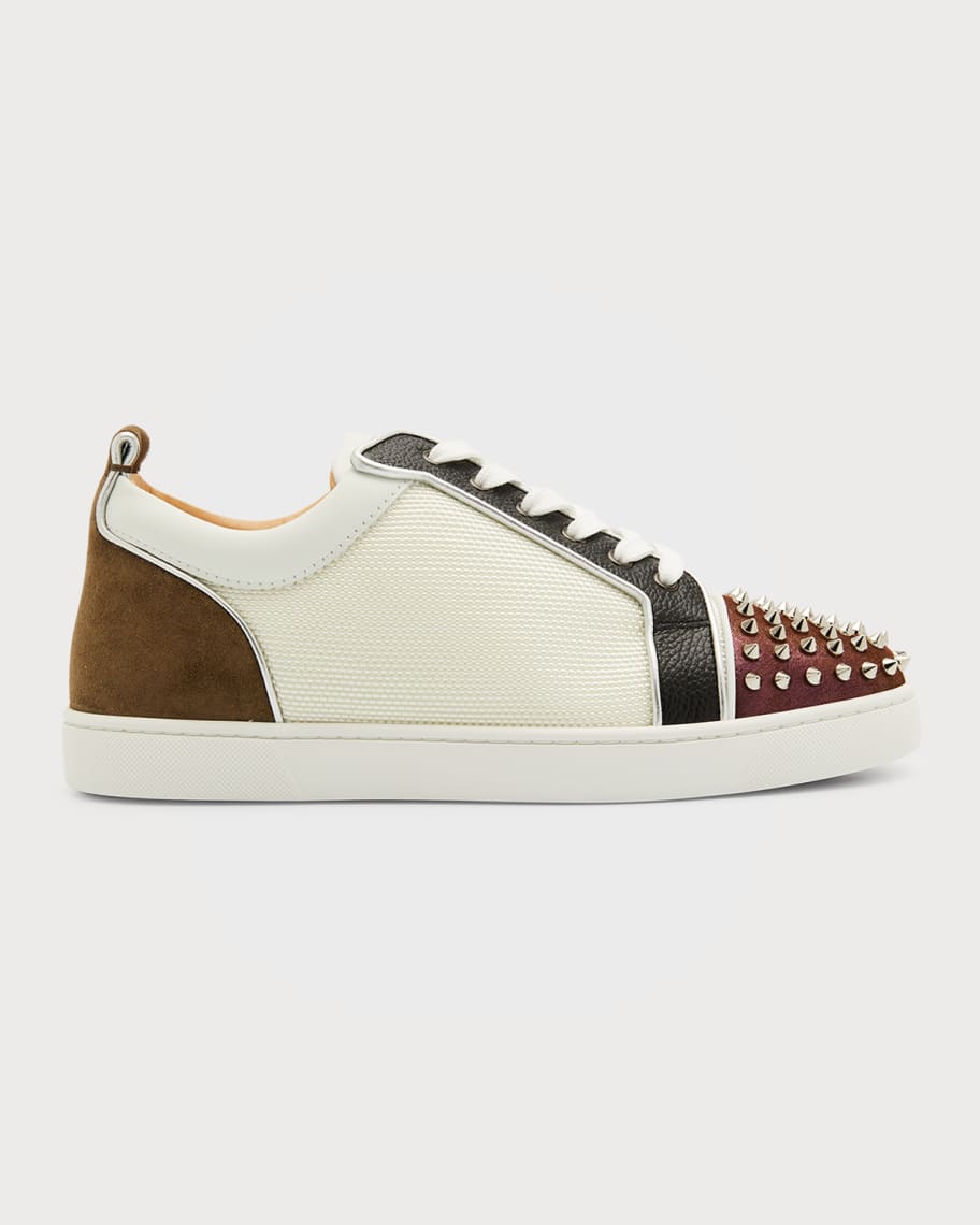 Christian Louboutin Brown Suede Louis Junior Strass Low Top Sneakers Size  40 Christian Louboutin | The Luxury Closet