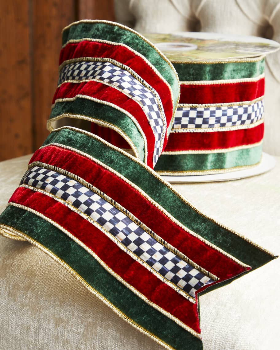 MacKenzieChilds 4" Christmas Magic Ribbon Neiman Marcus