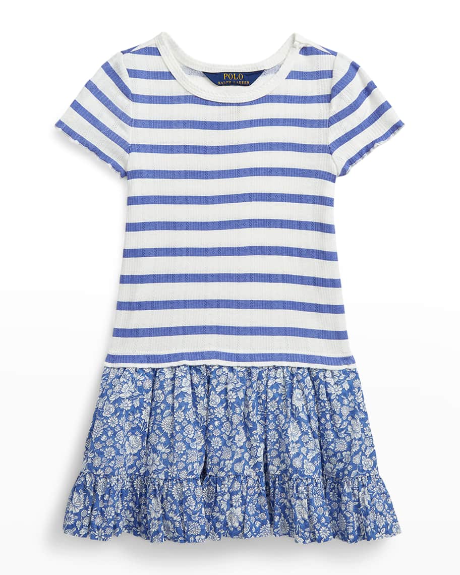 Ralph lauren striped ponte dress on sale