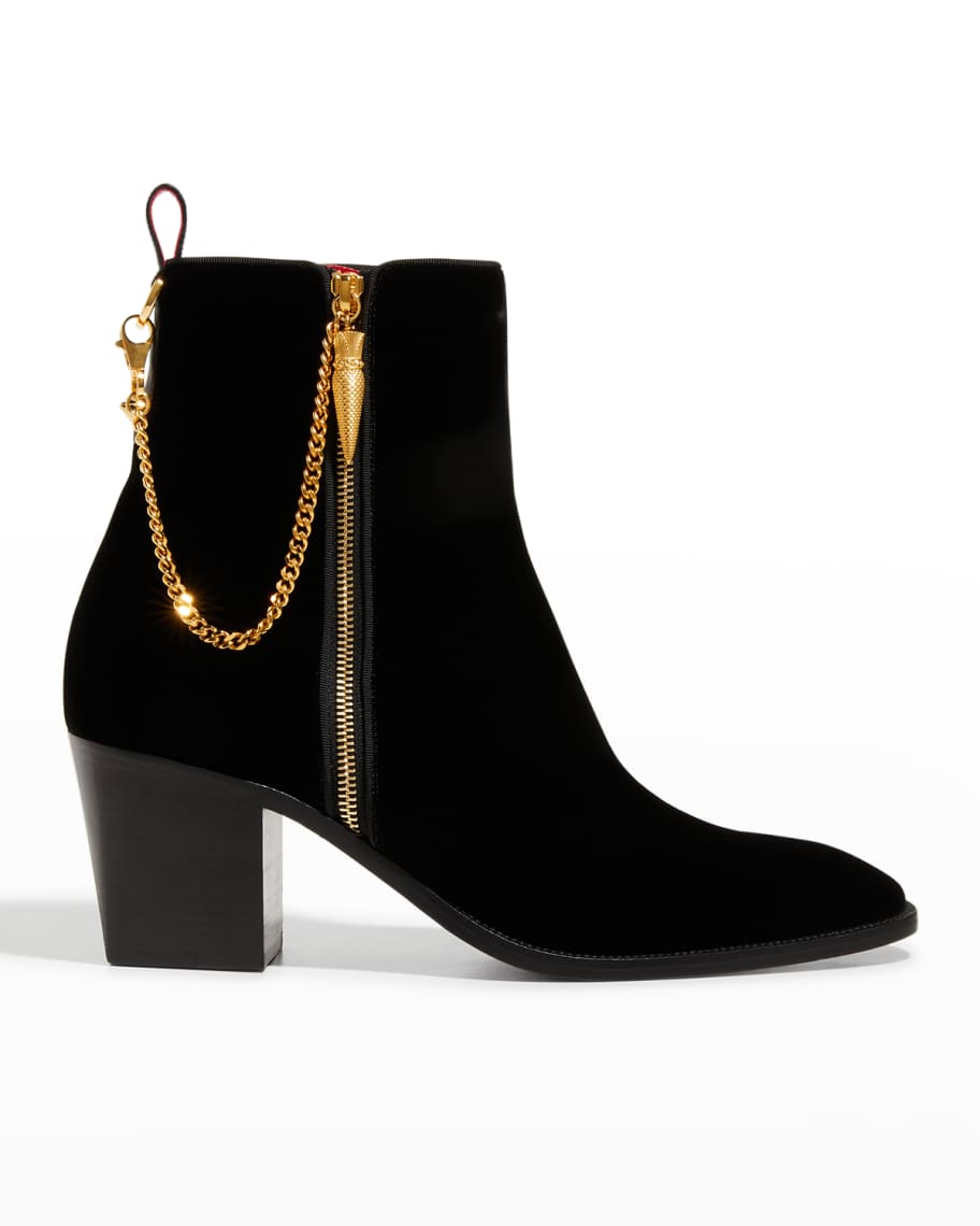 Christian Louboutin Velvet Boots