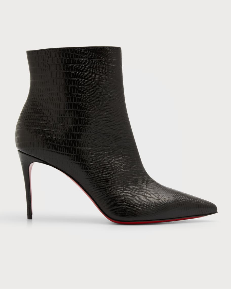 Christian Louboutin So Kate Embossed Red Sole Booties | Neiman Marcus