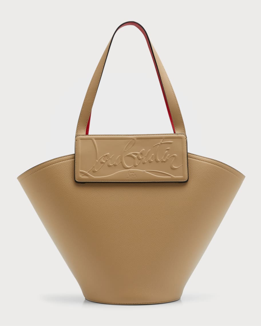 Christian Louboutin Loubishore Calf Leather Tote Bag | Neiman Marcus