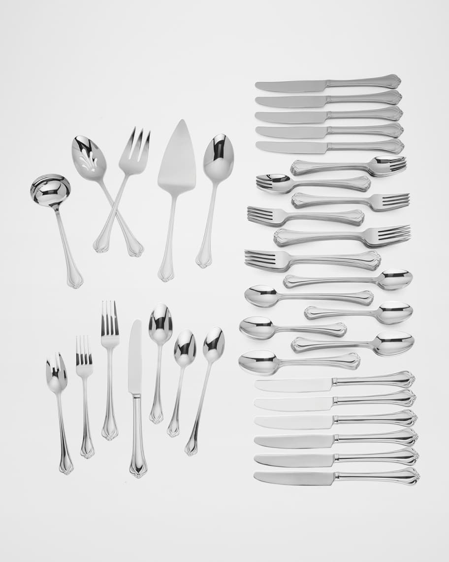 Lenox Alcott 89-Piece Flatware Set Neiman Marcus