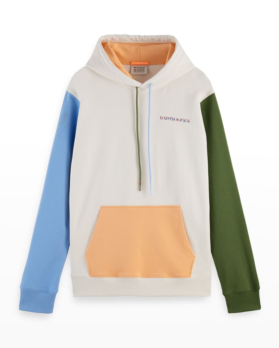 berouw hebben Opnemen huwelijk Scotch & Soda Men's Colorblock Felpa Hooded Sweater | Neiman Marcus