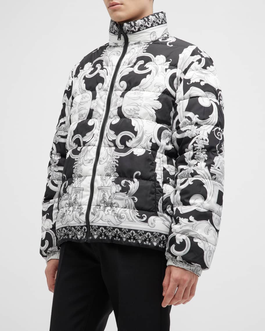 Versace mens puffer jacket sale
