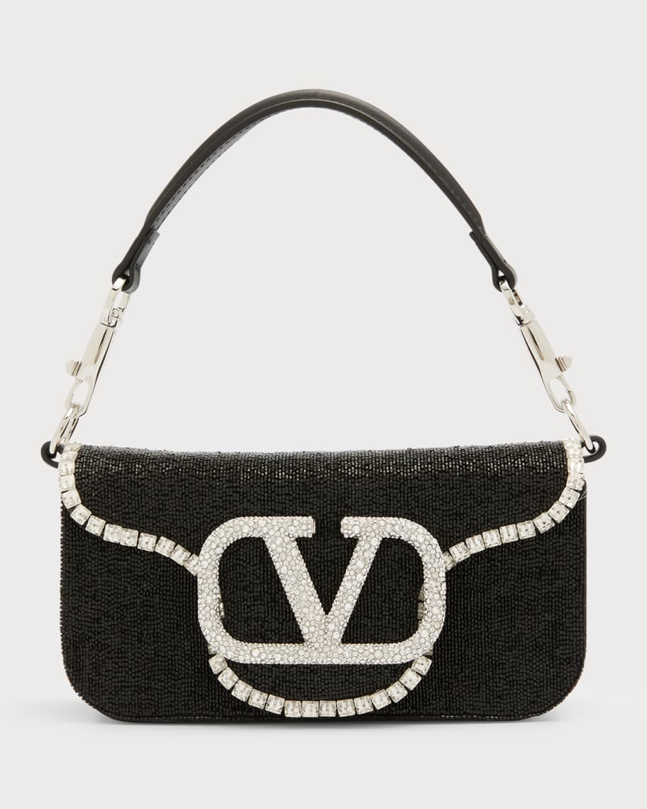 Valentino Garavani Loco Small VLOGO Sequin Shoulder Bag | Neiman Marcus
