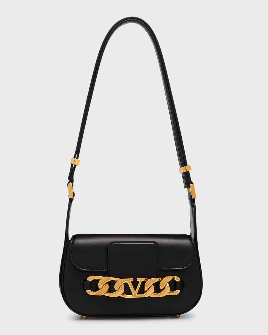 realistisk Hysterisk syv Valentino Garavani Small VLOGO Chain Leather Shoulder Bag | Neiman Marcus