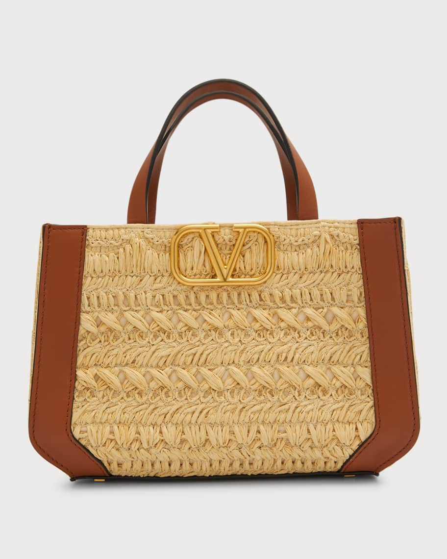 Valentino VLogo Beach Tote (SHG-fIZkAu) – LuxeDH