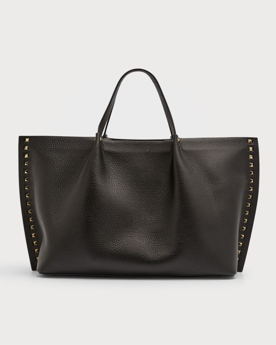 Valentino Garavani Rockstud Medium Calfskin Tote Bag | Neiman Marcus