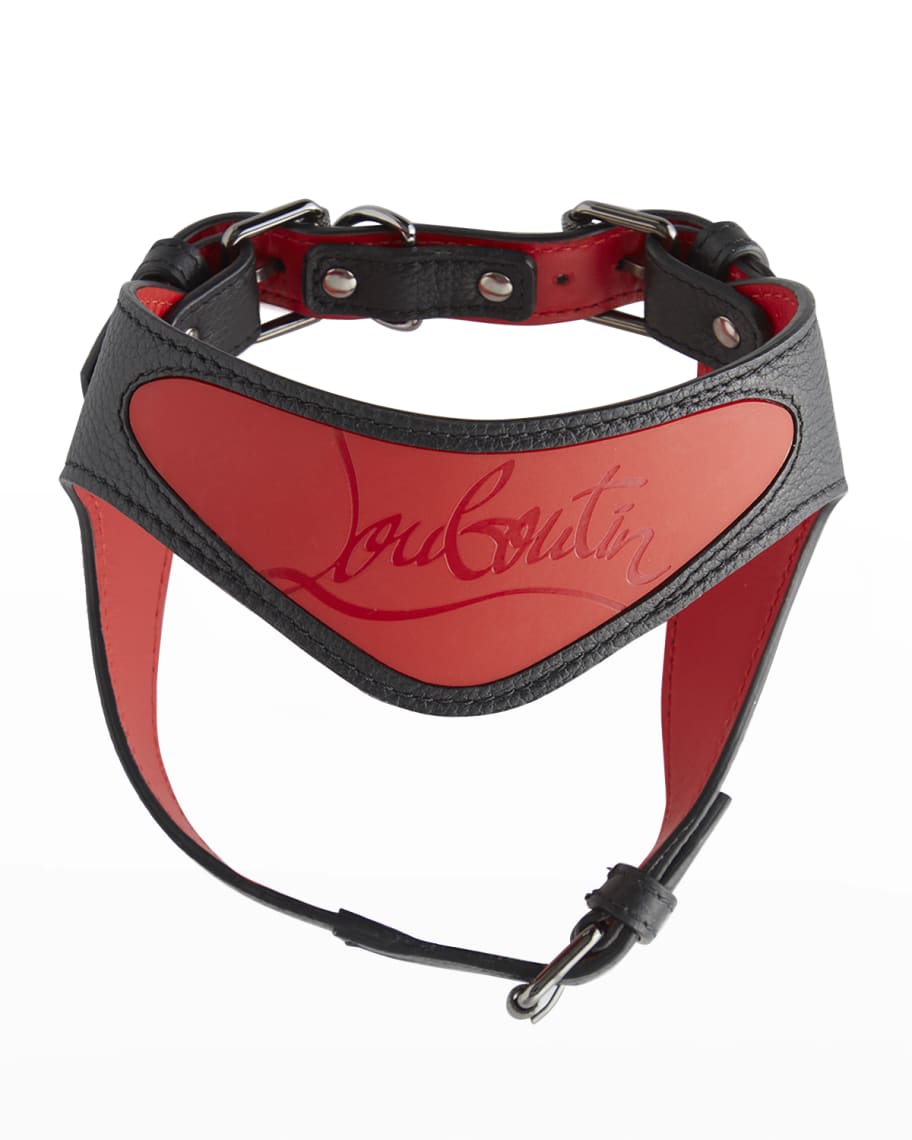 Christian Louboutin Loubiharness Empire Gomme Dog Harness, Small ...