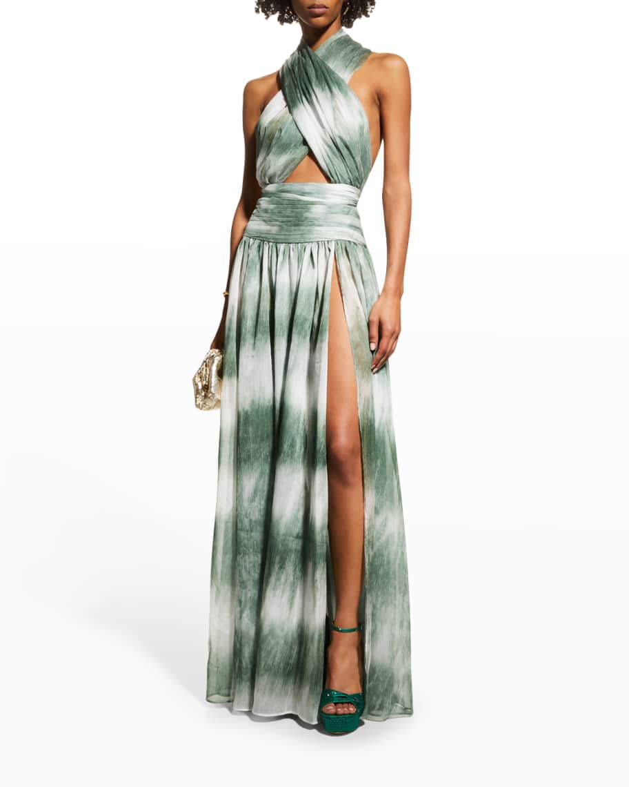 Bronx and banco ester halter mermaid gown discount