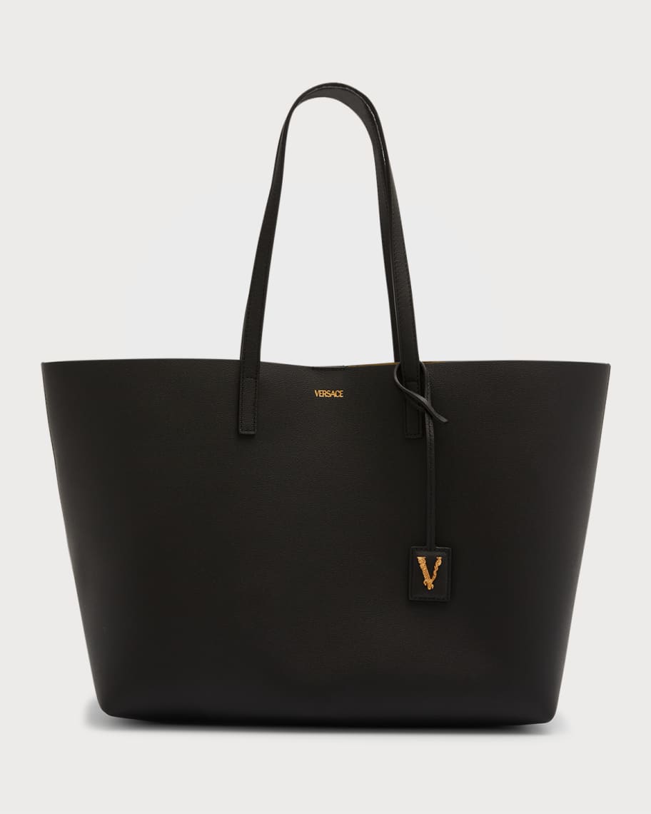 Versace Virtus Leather Tote Bag - Bergdorf Goodman