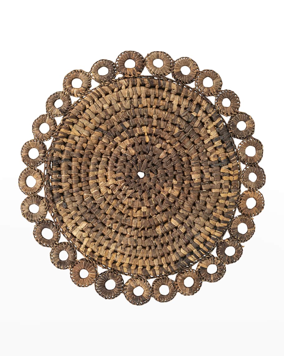 Image 1 of 2: Rustic Ring Placemat - Natural