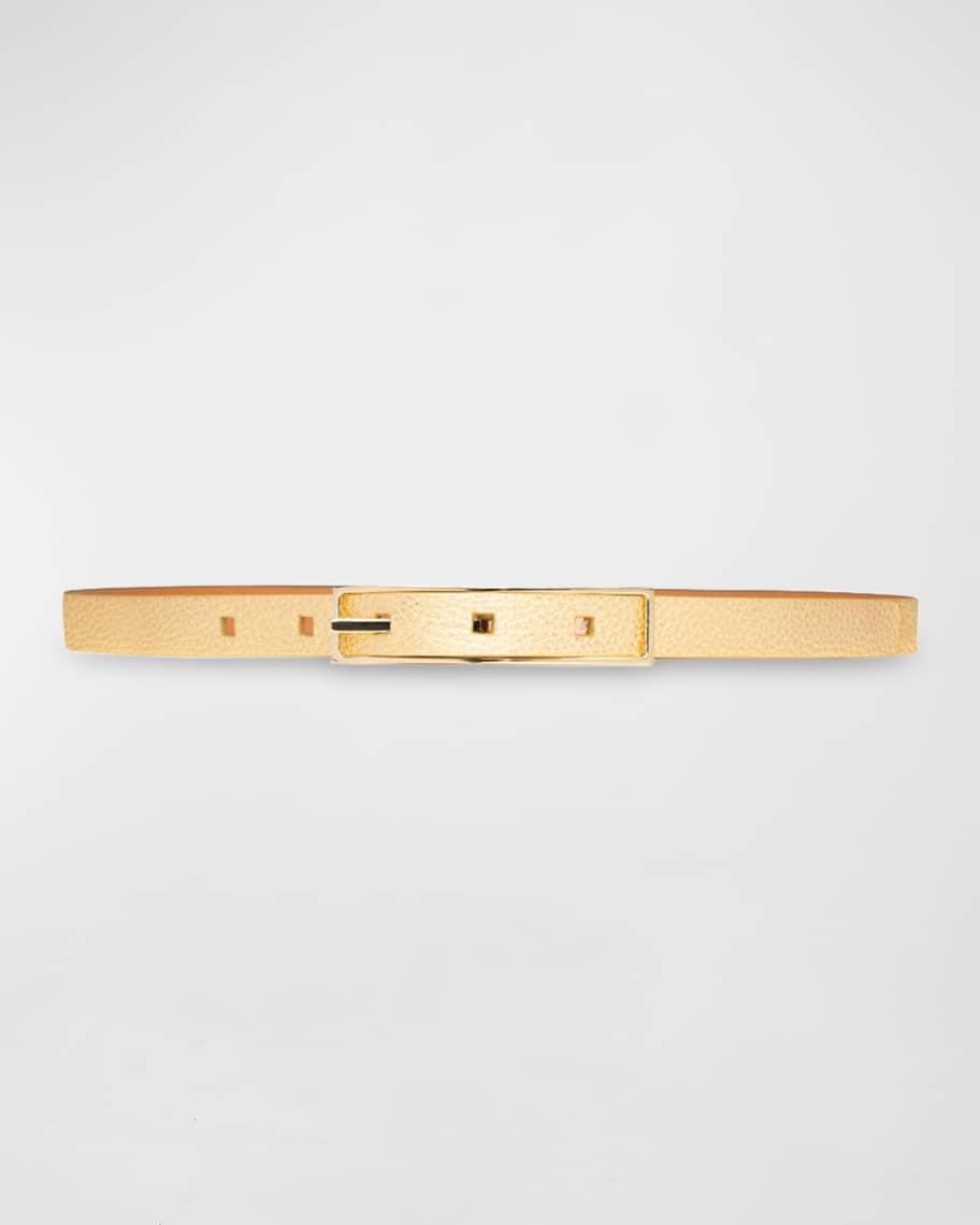 Vaincourt Paris La Ravissante Skinny Leather Belt | Neiman Marcus