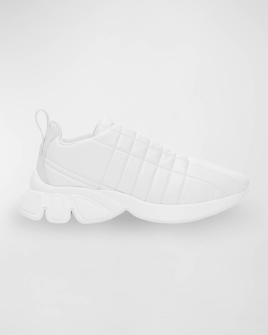 Burberry Axburton Quilted Leather Sneakers | Neiman Marcus