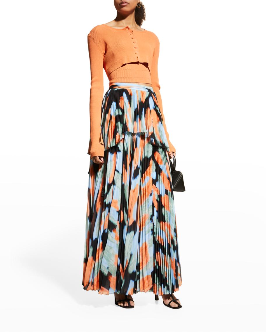 Abstract Patterned Skirt
