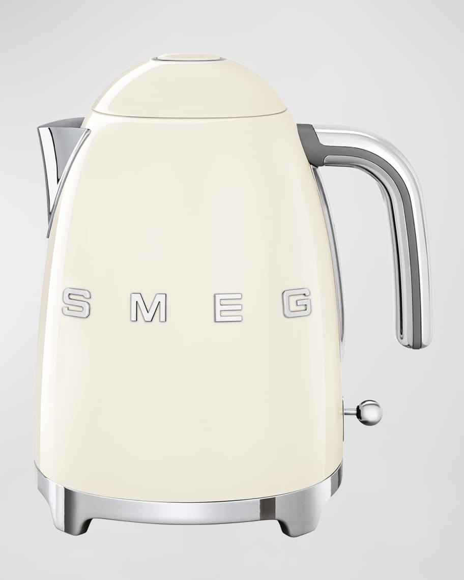 Smeg Retro Electric Kettle, Polished White Neiman Marcus
