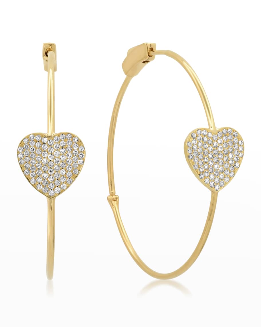Jennifer meyer heart earrings Clearance