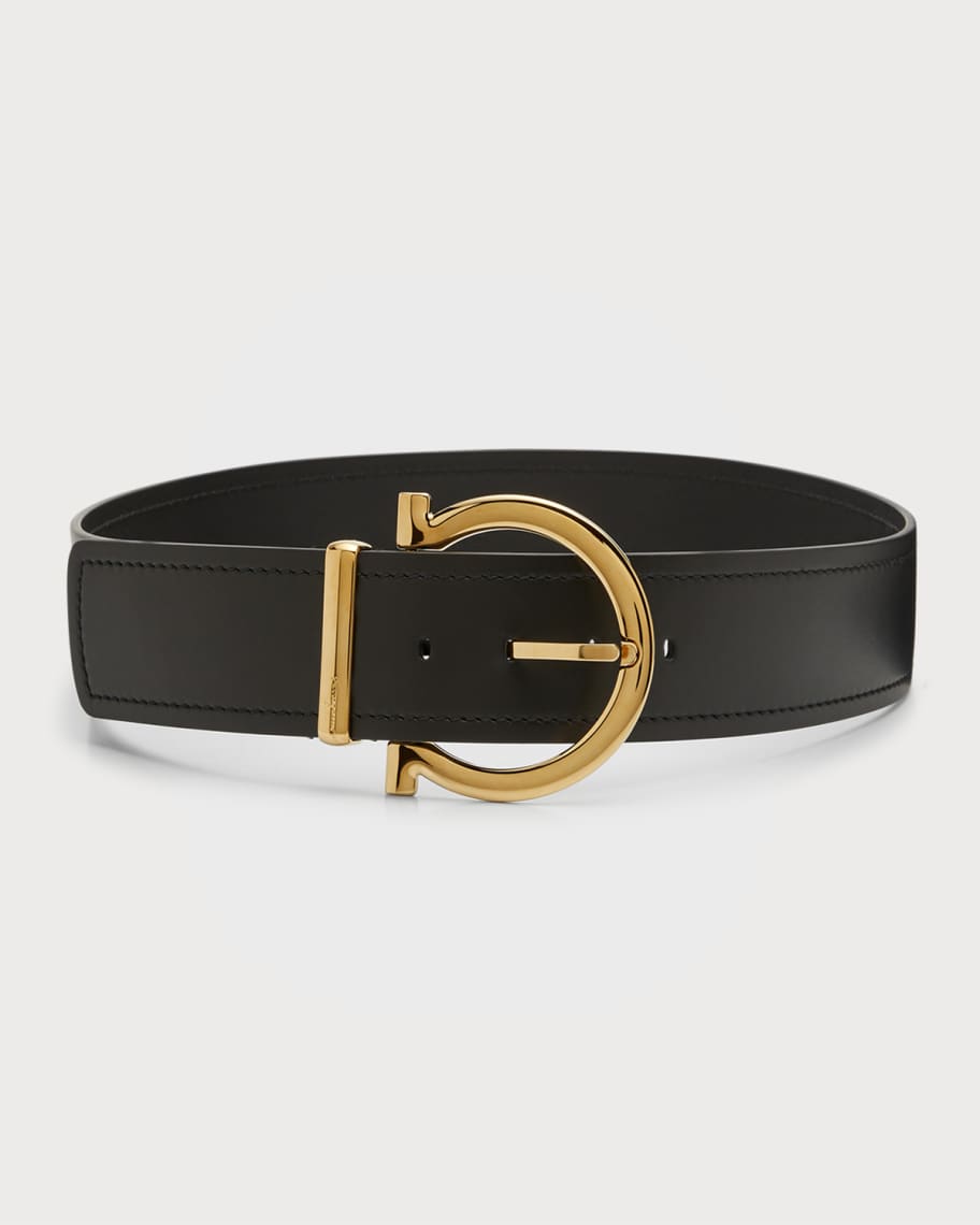 Ferragamo New Ganicio Singolo Leather Belt | Neiman Marcus