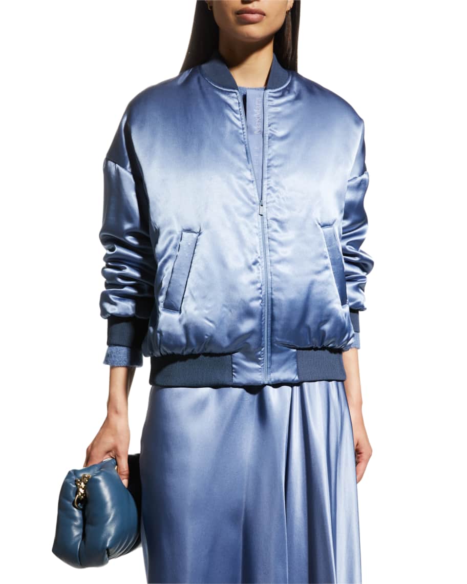 Max Mara LEISURE ブルゾン Max Mara Leisure Sierra Bomber Jacket | Neiman Marcus