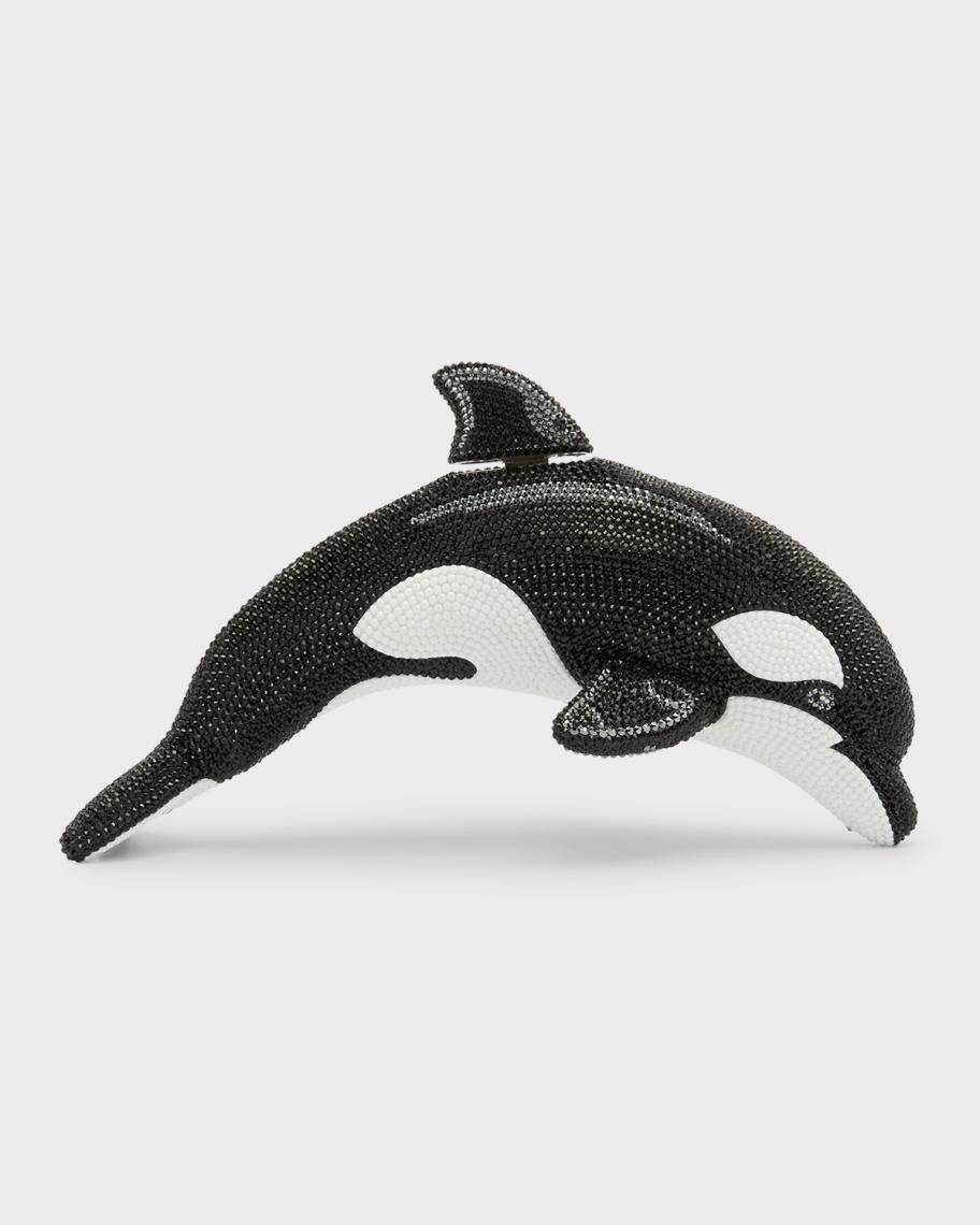 Judith Leiber Couture Orca Crystal Minaudiere Bag | Neiman Marcus