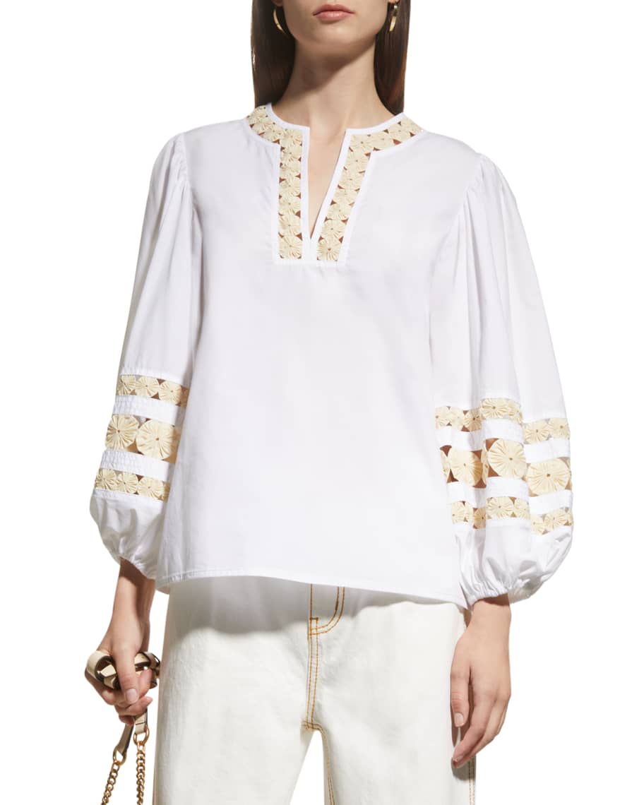 Tory burch embellished tunic discount