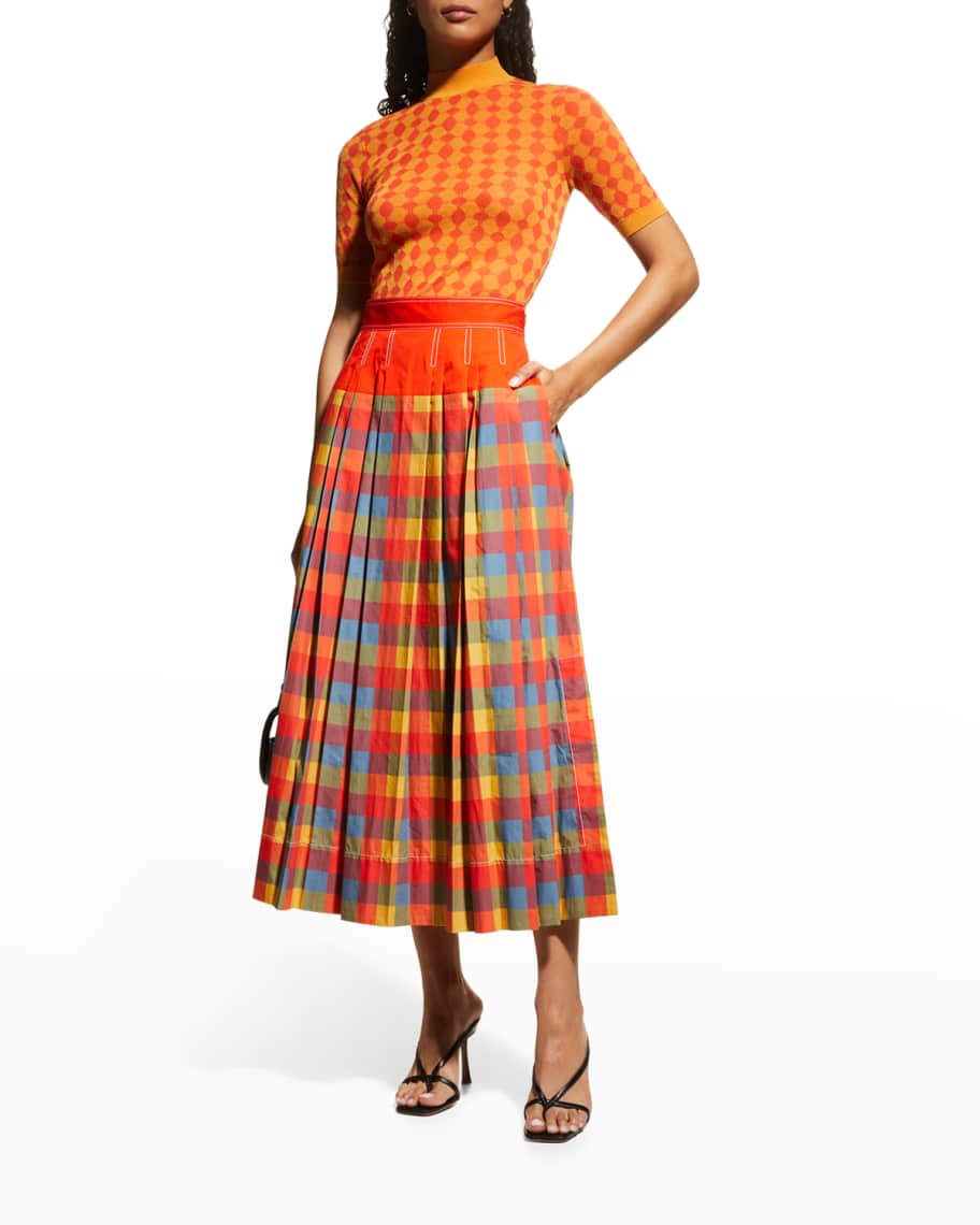 Tory burch plaid skirt 2025