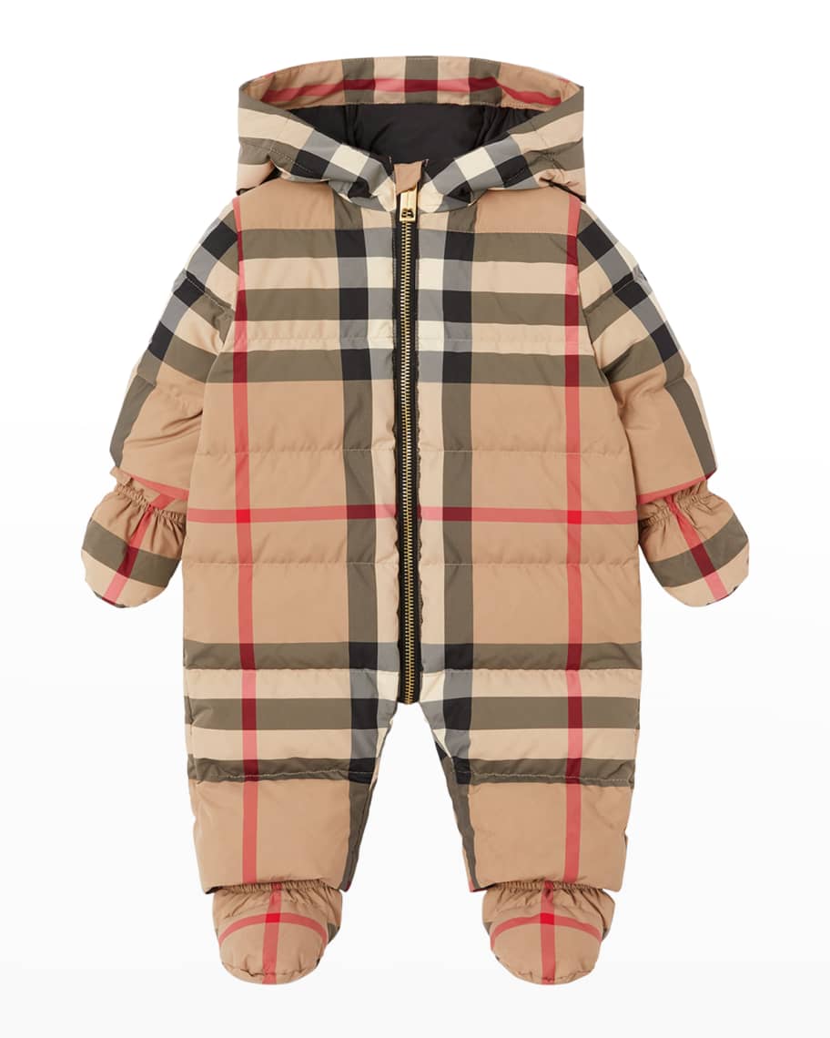 Burberry quilted down snowsuit 9 month 