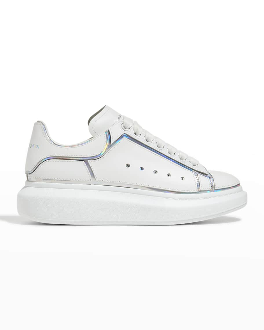 Alexander McQueen Men s Oversized Larry Iridescent Sneakers