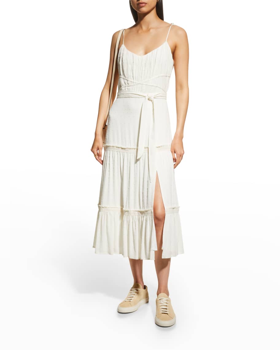 paige inesa midi dress PAIGE Inesa Midi Dress in White