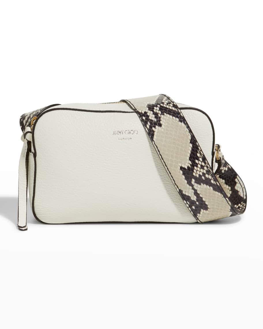 Jimmy Choo Pegasi Zip Leather Camera Crossbody Bag Neiman Marcus