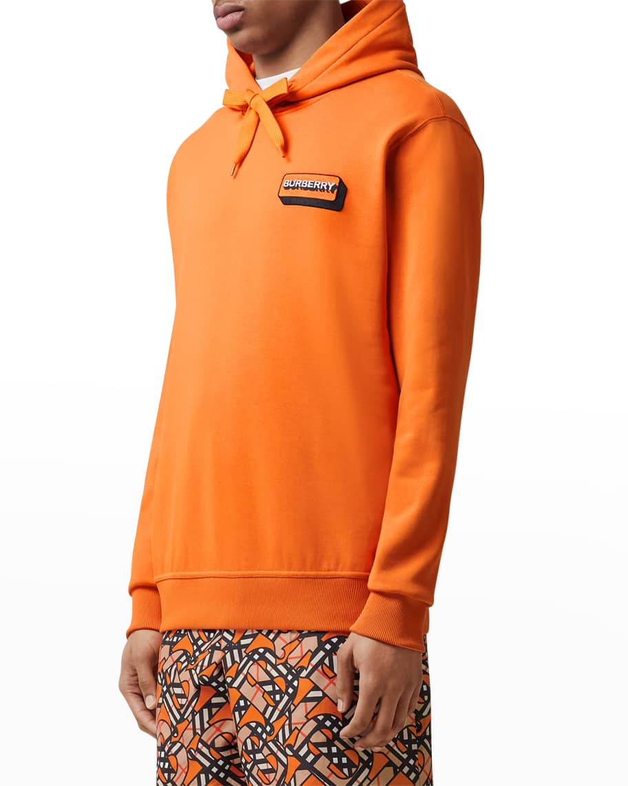 Burberry Men's Motterson TB Patch Hoodie | Neiman Marcus