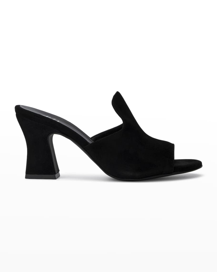 Aquatalia Cormi Suede Mule Sandals | Neiman Marcus