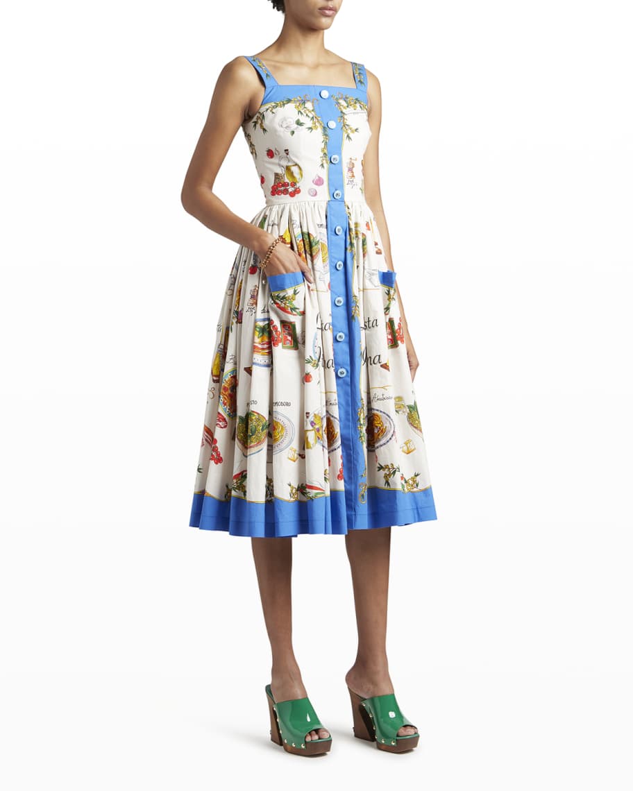 Dolce and gabbana pasta dress store
