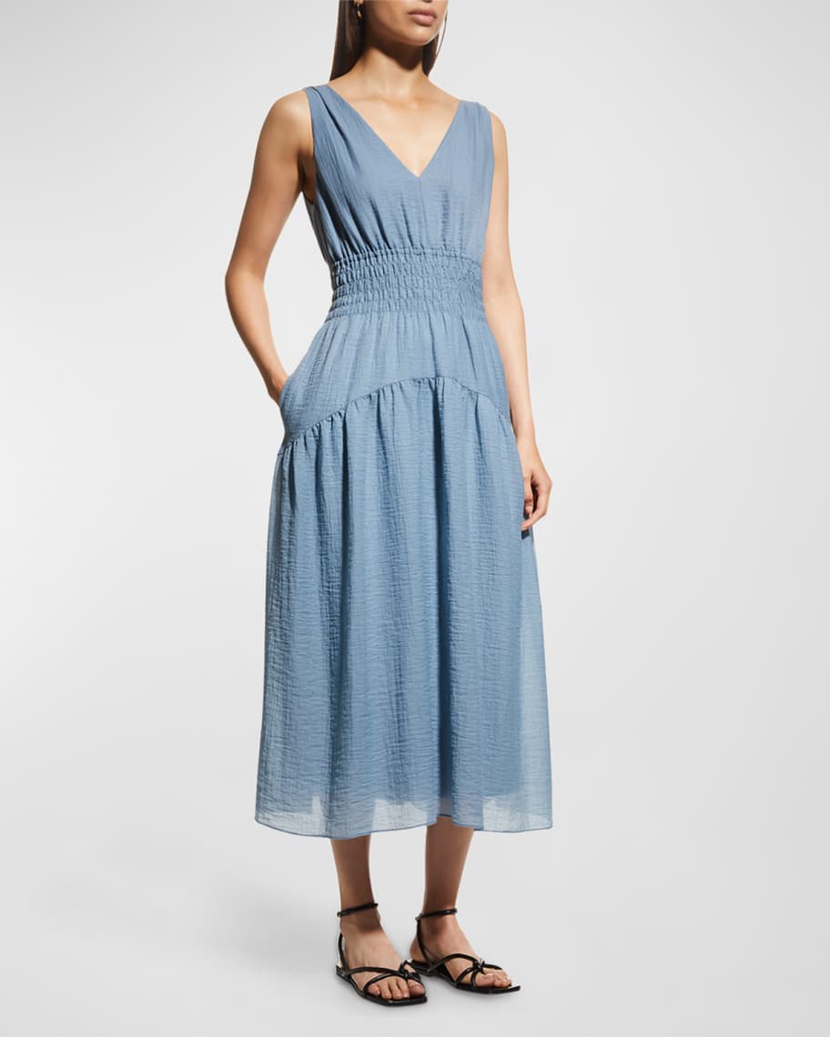 Vince smocked dress clearance