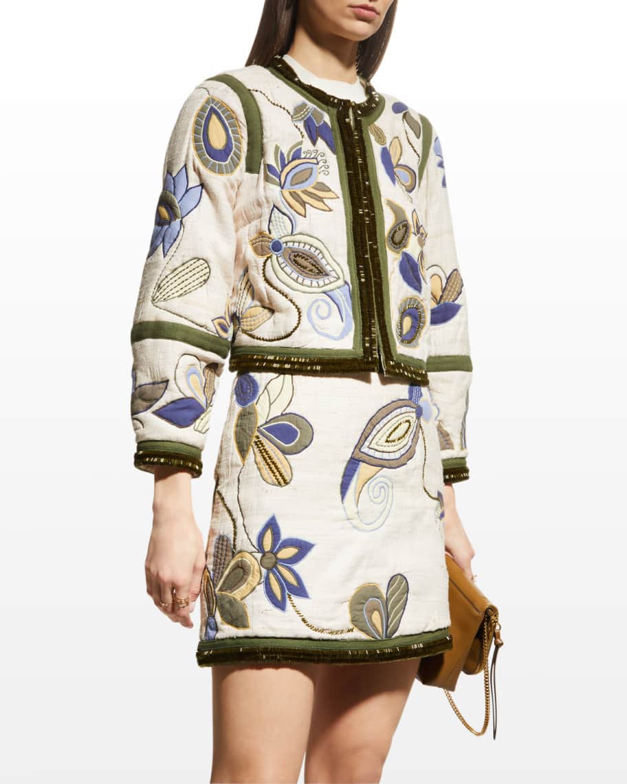 Veronica beard clearance embroidered jacket