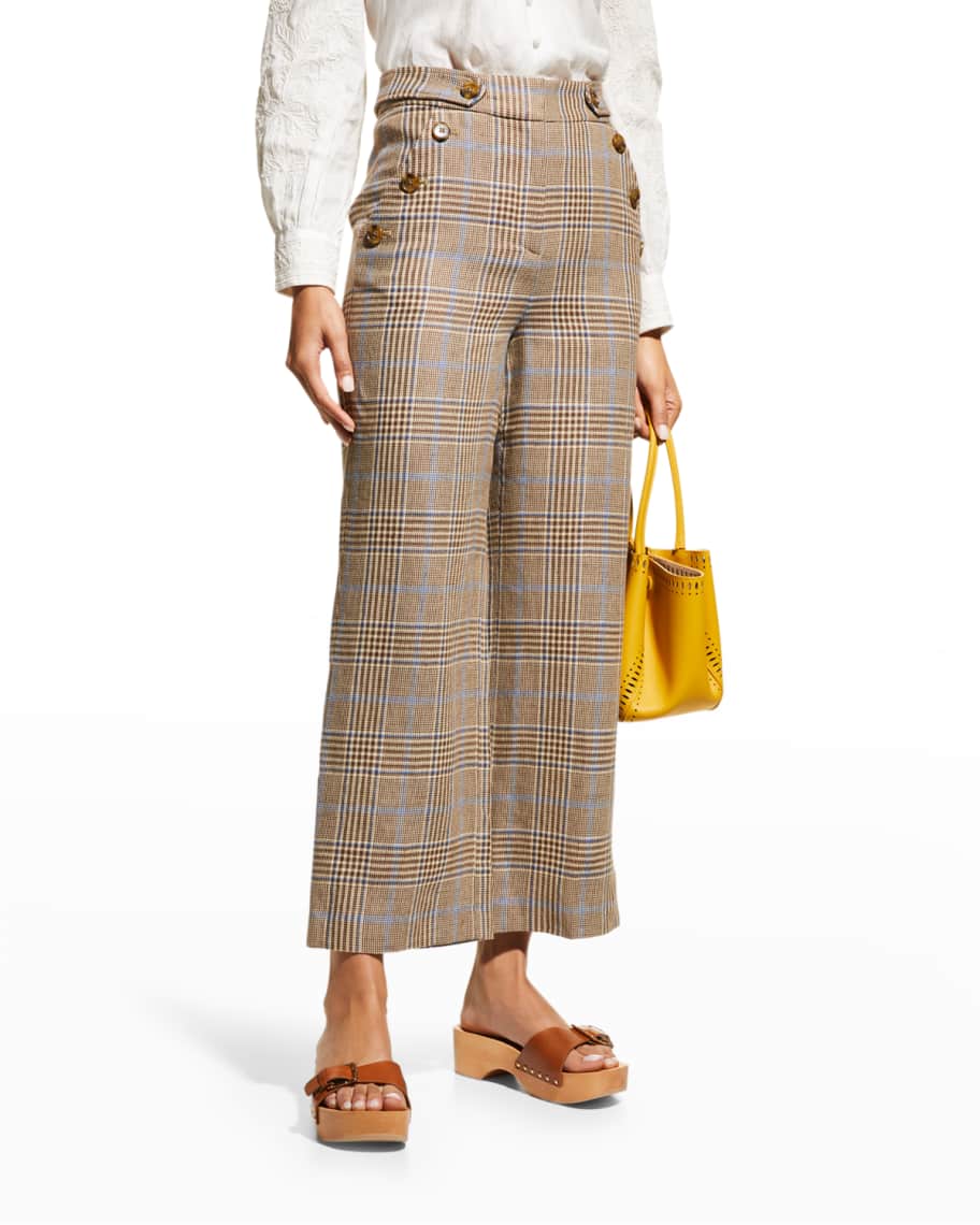Veronica beard plaid pants on sale
