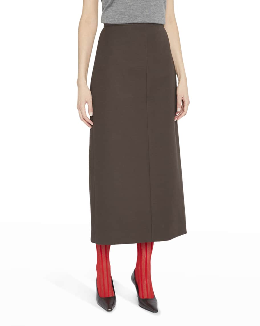スカート The Row Matias Pencil Skirt In Wool Blend Matias pencil skirt in black - The Row | Mytheresa