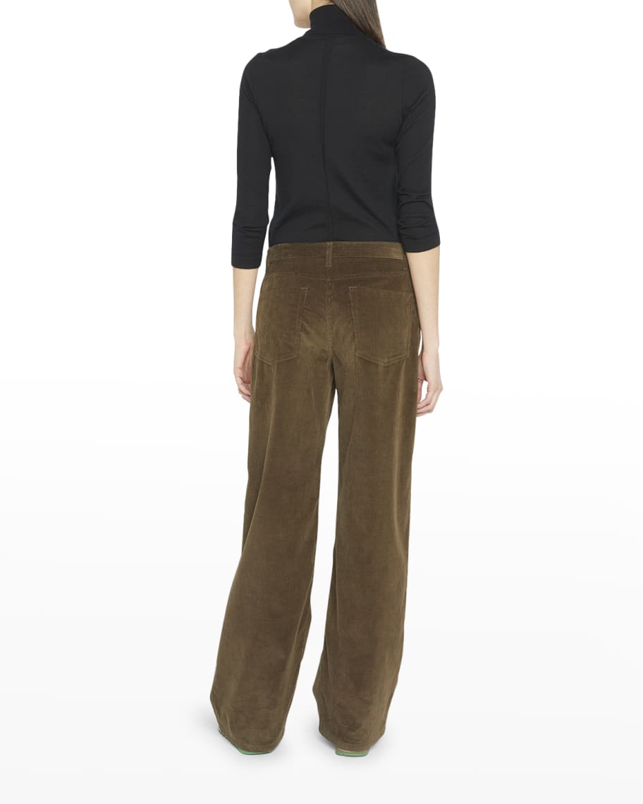 Image 3 of 4: Eglitta Corduroy Wide-Leg Pants