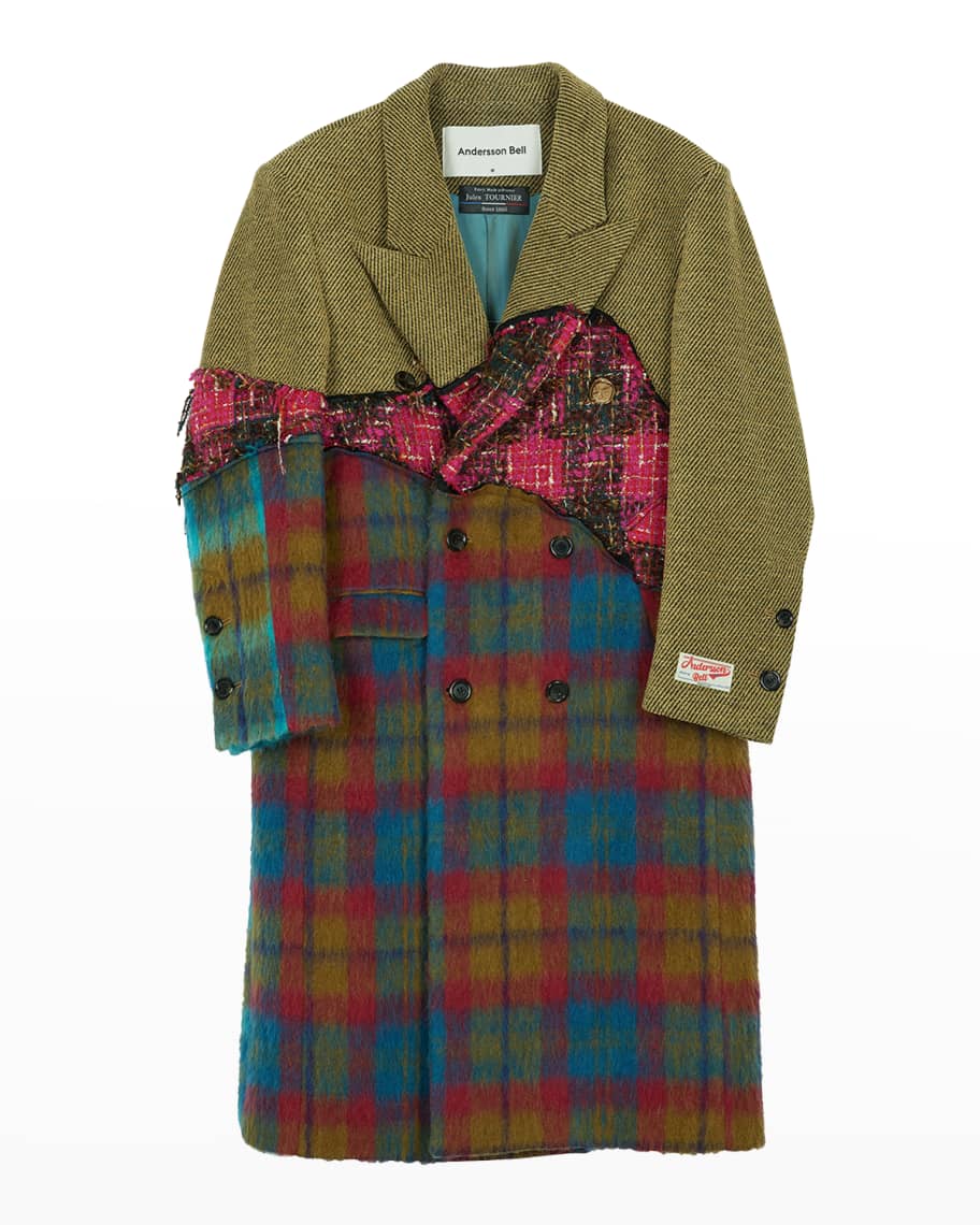 Andersson Bell Blake Patchwork Peacoat | Neiman Marcus
