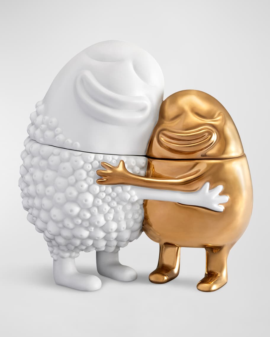 Haas Huggers Box, White/Gold