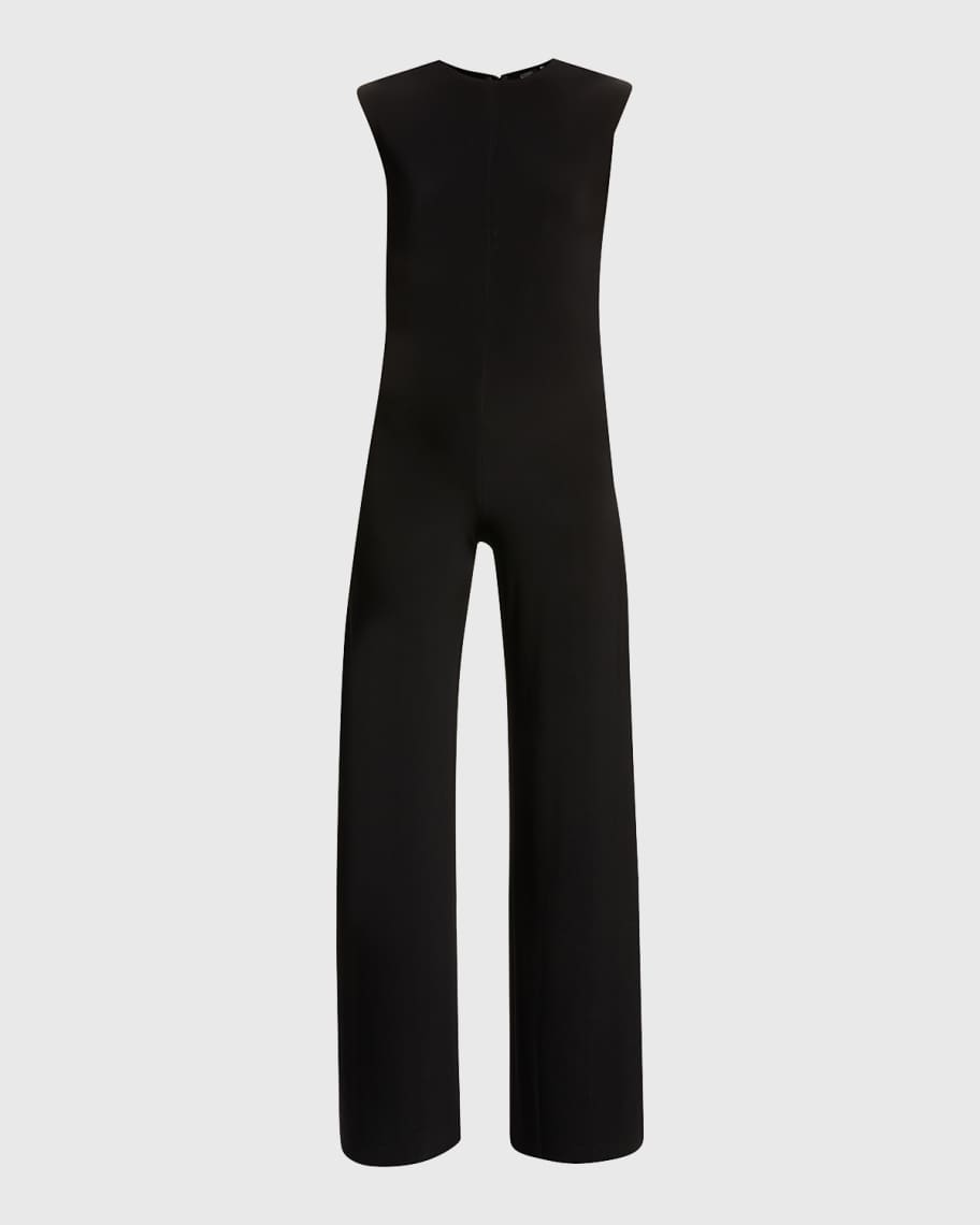Norma kamali sleeveless draped jumpsuit new arrivals