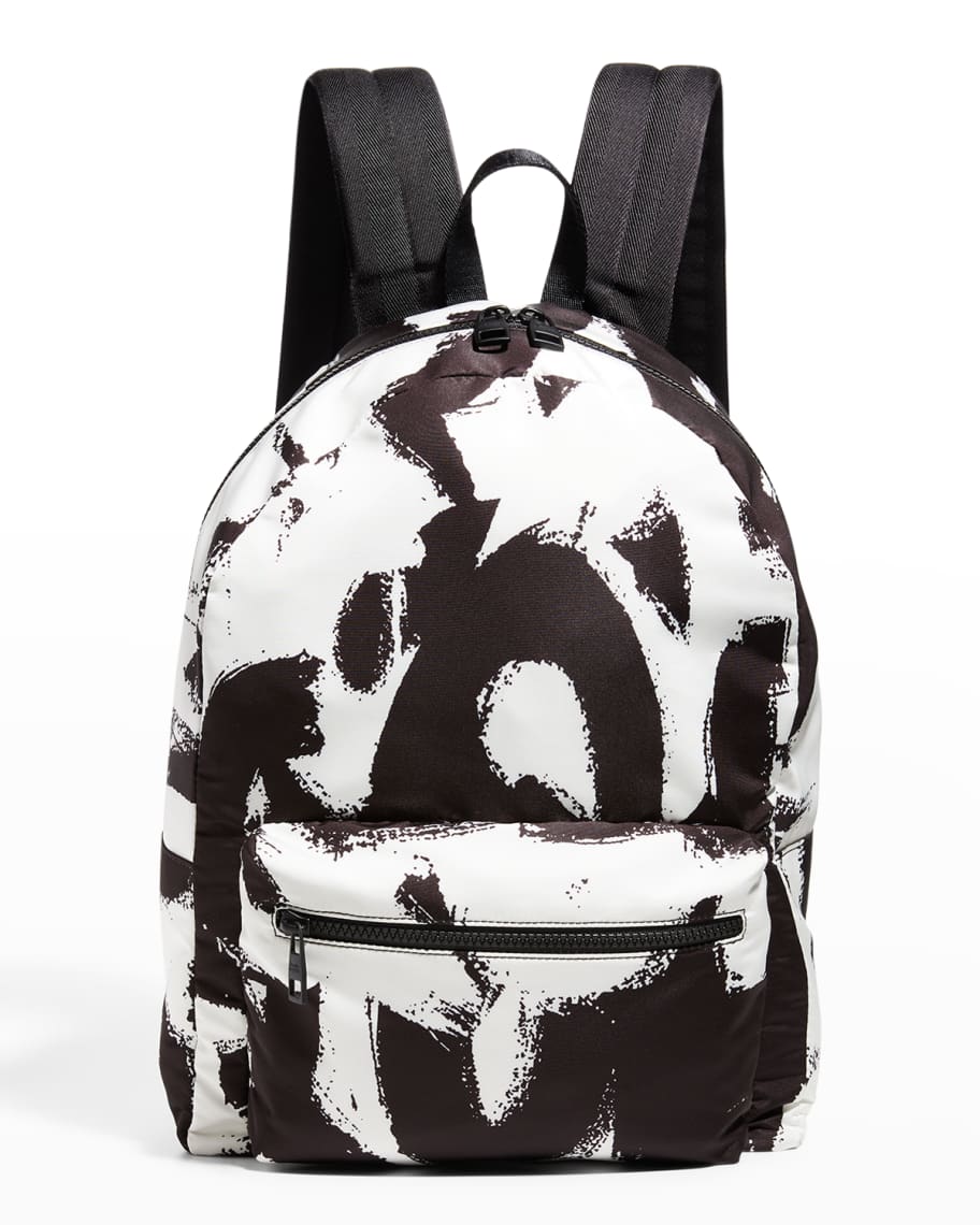 Alexander McQueen Backpack GRAFFITI Cotton online shopping 