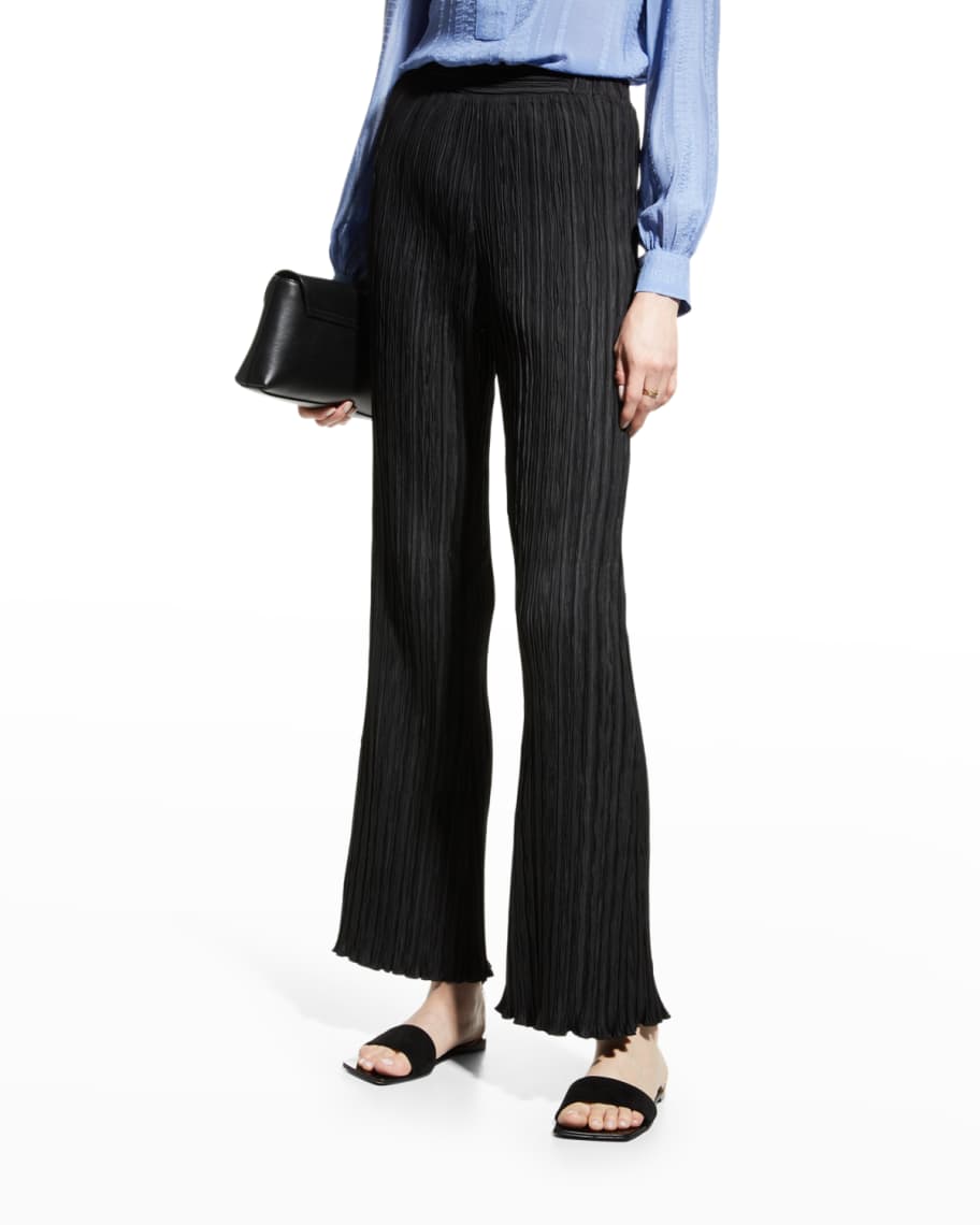 Zeus and Dione Talaria Plisse Ankle Trousers | Neiman Marcus