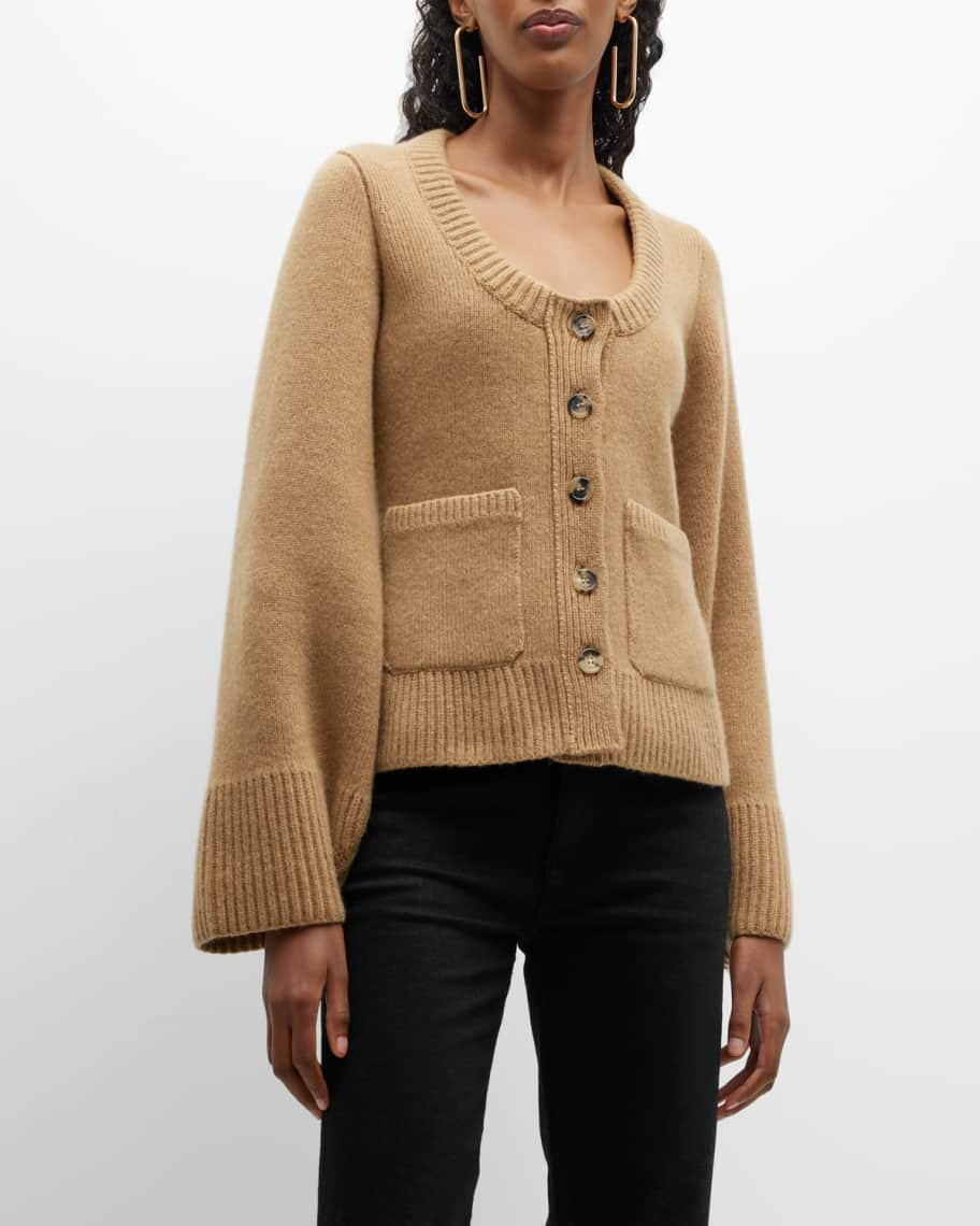 Khaite Caro Button Front Cardigan | Neiman Marcus