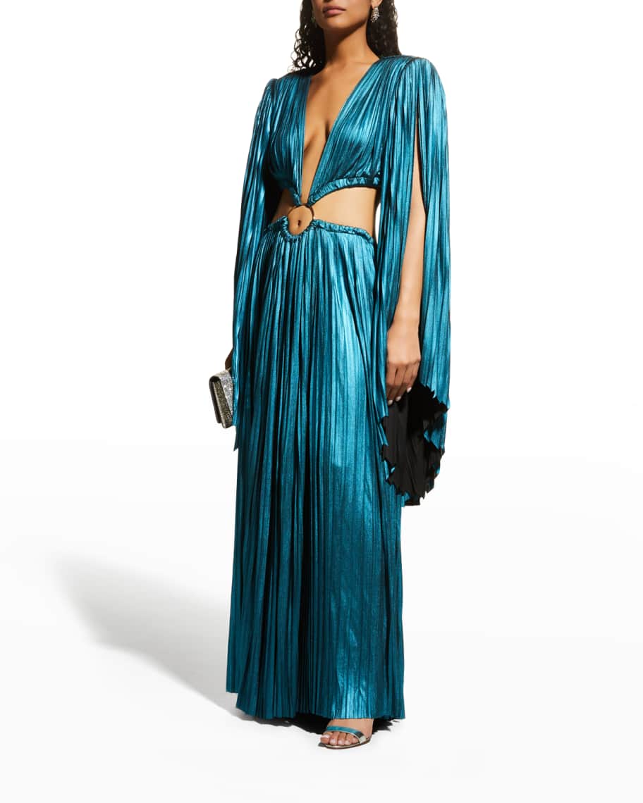 Layla chiffon cape dress deals