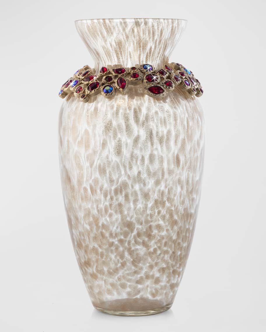 Jay Strongwater Bejeweled Vase Neiman Marcus